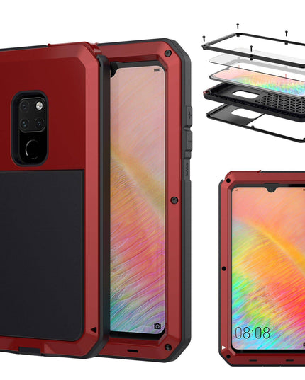 Luxury Doom Armor Waterproof Metal Aluminum Case For Huawei - Libiyi