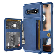 Laden Sie das Bild in den Galerie-Viewer, Phone Bags - Leather Flip Wallet Photo Holder Hard Back Cover For Samsung - Libiyi