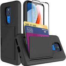 Laden Sie das Bild in den Galerie-Viewer, Armor Protective Card Holder Case for Moto G Play 2021 With Screen Protector - Libiyi