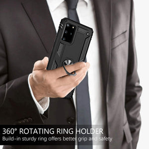 Luxury Armor Ring Bracket Phone Case For Samsung S20-Fast Delivery - Libiyi