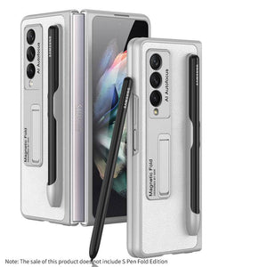 Ultra-thin Pen Slot Magnetic Holder Case for Samsung Galaxy Z Fold 3 5G - Libiyi