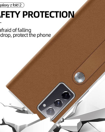 First Cowhide Layer Case for Samsung Galaxy Z Fold 3 5G - Libiyi