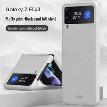 Laden Sie das Bild in den Galerie-Viewer, Fluffy paint-Rock Sand Full Shell Case for Samsung Galaxy Z Flip 3 5G - Libiyi