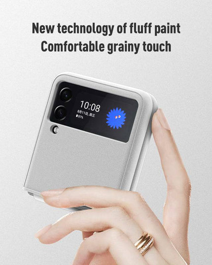 Fluffy paint-Rock Sand Full Shell Case for Samsung Galaxy Z Flip 3 5G - Libiyi