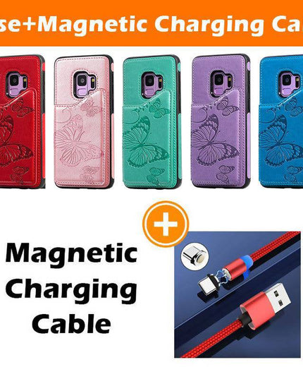 New Luxury Embossing Wallet Cover For SAMSUNG S9-Fast Delivery - Libiyi