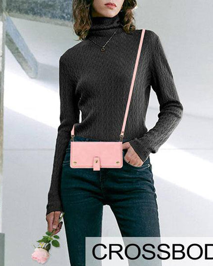 Leather Crossbody Shockproof Wallet Phone Case for Samsung S21 Ultra - Libiyi