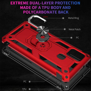 Luxury Armor Ring Bracket Phone Case For Samsung A21S-Fast Delivery - Keilini