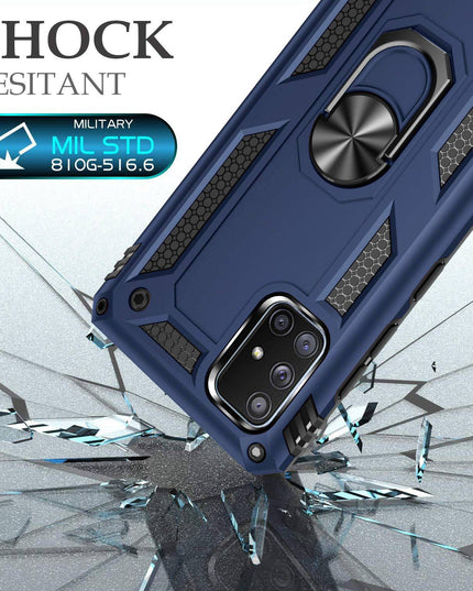 Luxury Armor Ring Bracket Phone Case For Samsung A71-Fast Delivery - Libiyi