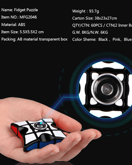 🎅( Early Christmas Sale - Save 50% OFF) Fingertip Gyro Cube -Buy 5 Get 5 Free & free shipping- $4.9 Each Only Today! - Libiyi