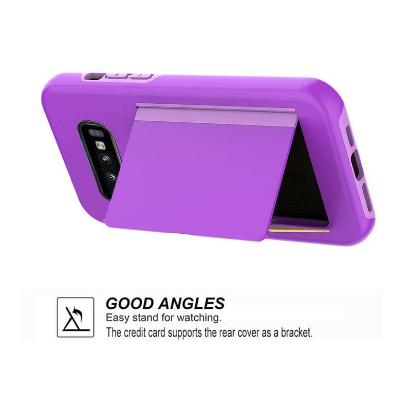 Armor Protective Card Holder Case for Samsung S10(5G) - Libiyi