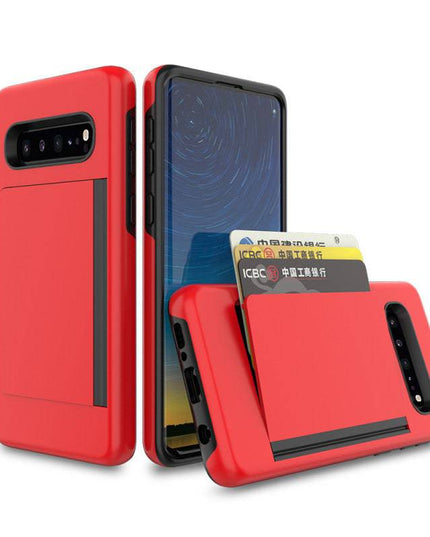 Armor Protective Card Holder Case for Samsung S10(5G) - Libiyi