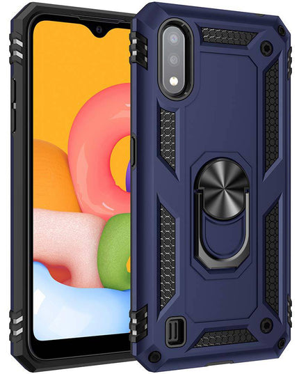 Luxury Armor Ring Bracket Phone Case For Samsung A01-Fast Delivery - Libiyi