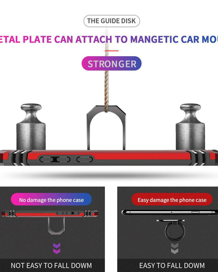 Luxury Armor Ring Bracket Phone Case For Samsung A10S-Fast Delivery - Libiyi