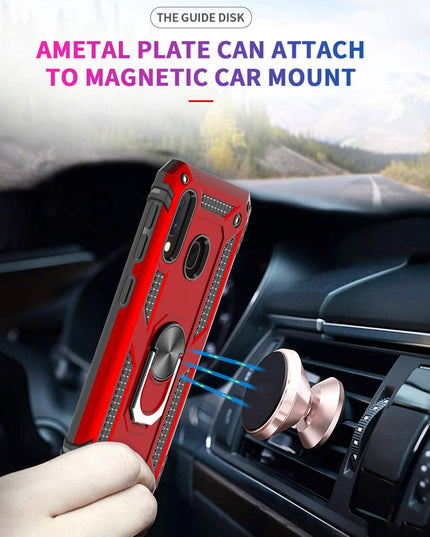 Luxury Armor Ring Bracket Phone Case For Samsung A20&A30-Fast Delivery - Libiyi