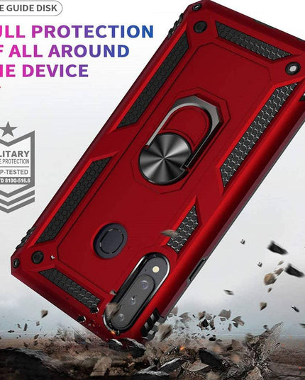 Luxury Armor Ring Bracket Phone Case For Samsung A20S-Fast Delivery - Libiyi