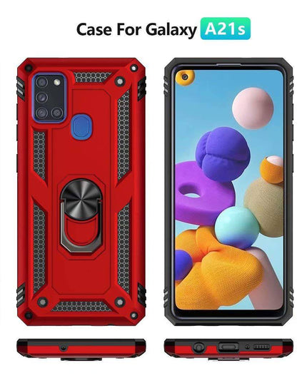 Luxury Armor Ring Bracket Phone Case For Samsung A21S-Fast Delivery - Libiyi