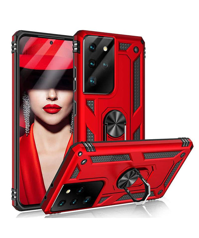 Luxury Armor Ring Bracket Phone Case For Samsung Galaxy - Libiyi