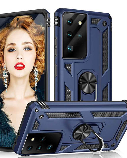 Luxury Armor Ring Bracket Phone Case For Samsung Galaxy - Libiyi