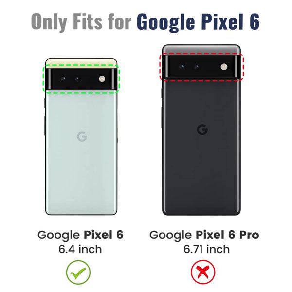 Luxury Armor Ring Bracket Phone case For Google Pixel 6 With 2-Pack Screen Protectors - Libiyi