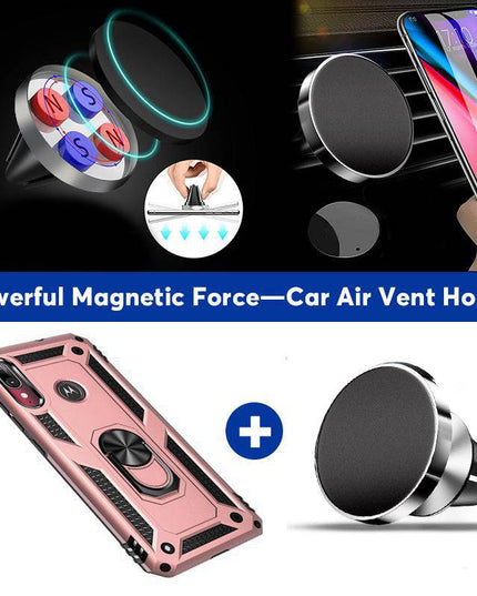 2022 Luxury Armor Ring Bracket Phone case For MOTO E6 Plus-Fast Delivery - Libiyi