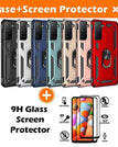 Red / S21(5G) / With 2-Pack  Screen Protectors