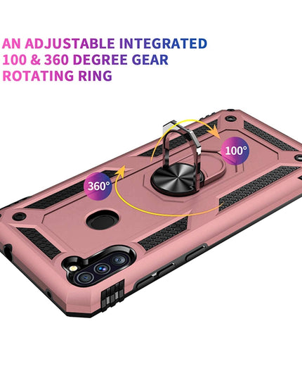 Luxury Armor Ring Bracket Phone Case For Samsung A11-Fast Delivery - Libiyi