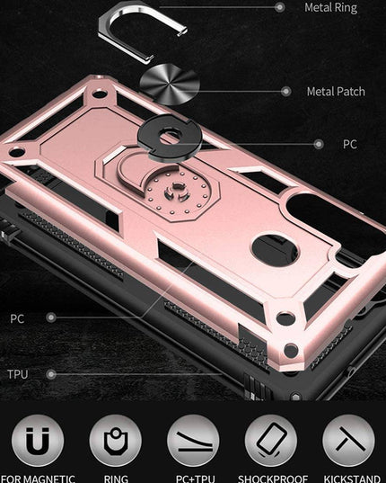 Luxury Armor Ring Bracket Phone Case For Samsung A21-Fast Delivery - Libiyi