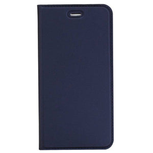 Solid Color Voltage Pull-in Flip Leather Case For Iphone - Libiyi