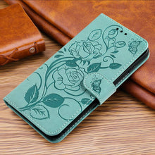Load image into Gallery viewer, 3D Embossed Rose Wallet Case For Google Pixel 6 Pro - Libiyi