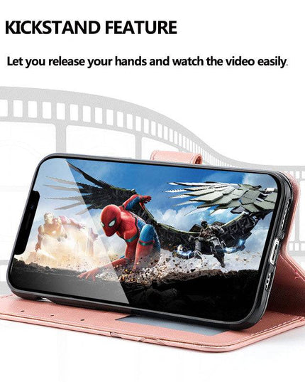 3D Embossed Rose Wallet Case For Samsung A42(5G) - Libiyi