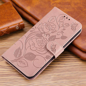 3D Embossed Rose Wallet Case For Samsung A52(4G/5G) - Libiyi