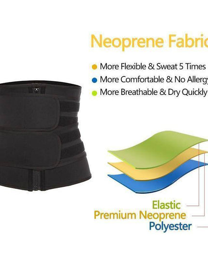 Women Waist Trainer Corset Sport Girdle Slimming Shaper(Sauna Sweat Faja) - Libiyi