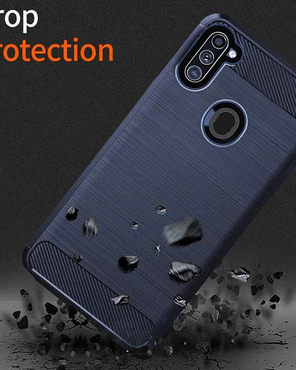 Luxury Carbon Fiber Case For Samsung A11(US and EU Version) - Libiyi