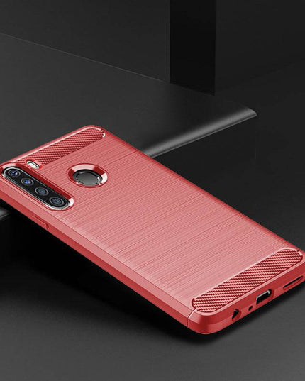 Luxury Carbon Fiber Case For Samsung A21(US and EU Version) - Libiyi