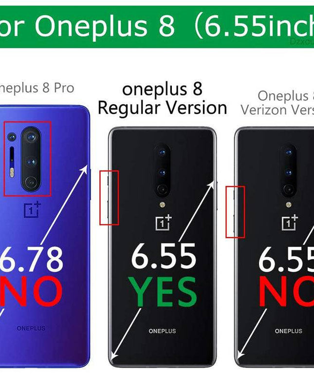 Luxury Carbon Fiber Case For OnePlus 8 With Screen Protector - Libiyi