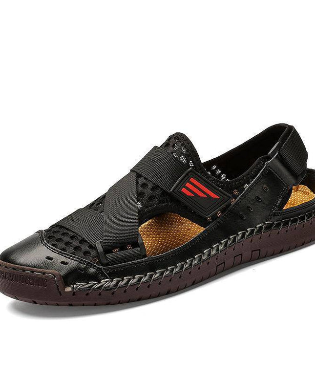 Men's Casual Beach Breathable Plus Size Sandals - Libiyi