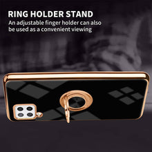 Load image into Gallery viewer, Slim Thin Finger Ring Stand Electroplated Silicone Case For Samsung A42(5G) - Libiyi