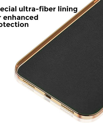 Shiny Plating Built-in Finger Ring Case For iPhone - Libiyi