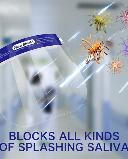 Anti-fog Face Shields with Adjustable Elastic Band(2PCS) - Libiyi