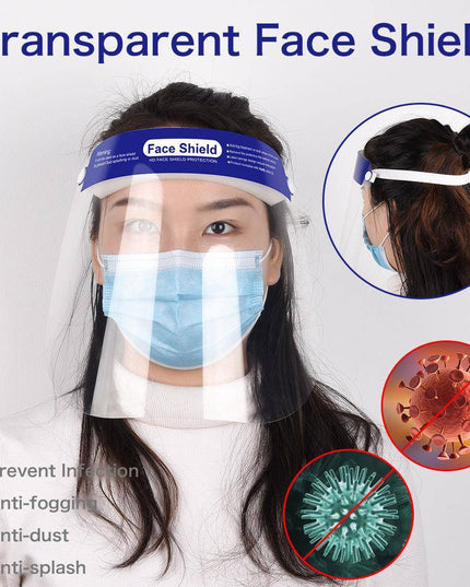 Anti-fog Face Shields with Adjustable Elastic Band(2PCS) - Libiyi