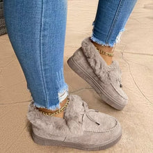 Load image into Gallery viewer, Winter Comfy Suede Casual Fashion Flat Snow Boots - Keillini