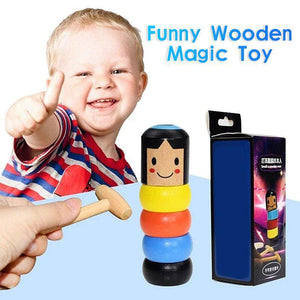 Unbreakable wooden Man Magic Toy - Libiyi