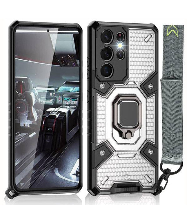 Super Cooling Armor Ring Honeycomb style Case For Samsung - Libiyi