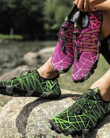 Libiyi Men's Outdoor Water Shoes Quick-Drying Beach Shoes Hiking River - Libiyi