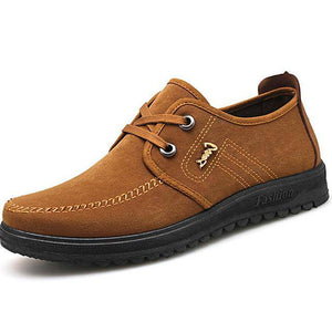 Libiyi Men's Derby Casual Shoes / British Daily Oxfords PU Non-slipping Wear Proof Light Brown / Dark Brown / Black Slogan - Libiyi