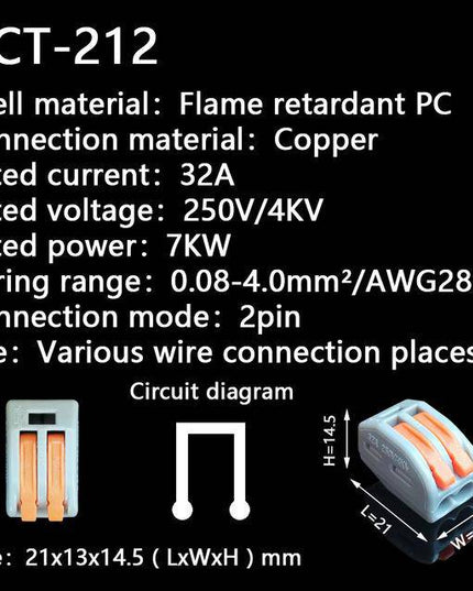 Push-In Terminal Block Wire Connector（Buy more get more discount） - Libiyi