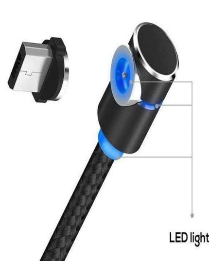 3 in 1 360° Magnetic Charging Cable for Huawei iPhone Samsung - Libiyi