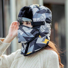 Laden Sie das Bild in den Galerie-Viewer, Unisex Winter Warm Hat with Windproof Facemask and Windproof Glasses - Libiyi