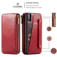 Carregar imagem no visualizador da galeria, Business Zipper Wallet Detachable 2 in 1 Case For iPhone - Libiyi