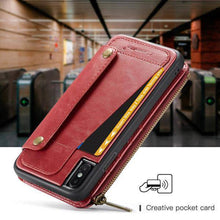Carregar imagem no visualizador da galeria, Business Zipper Wallet Detachable 2 in 1 Case For iPhone - Libiyi
